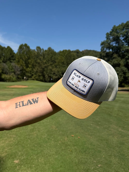 Heather Grey/ Birch/ Amber Gold Hat
