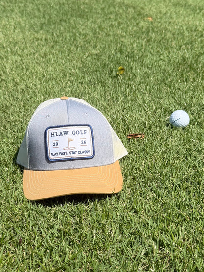 Heather Grey/ Birch/ Amber Gold Hat