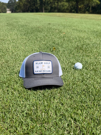 Charcoal/White Hat