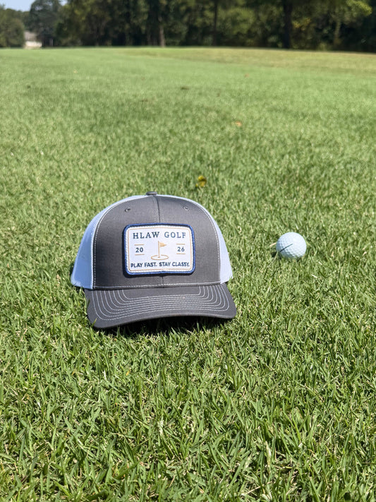Charcoal/White Hat